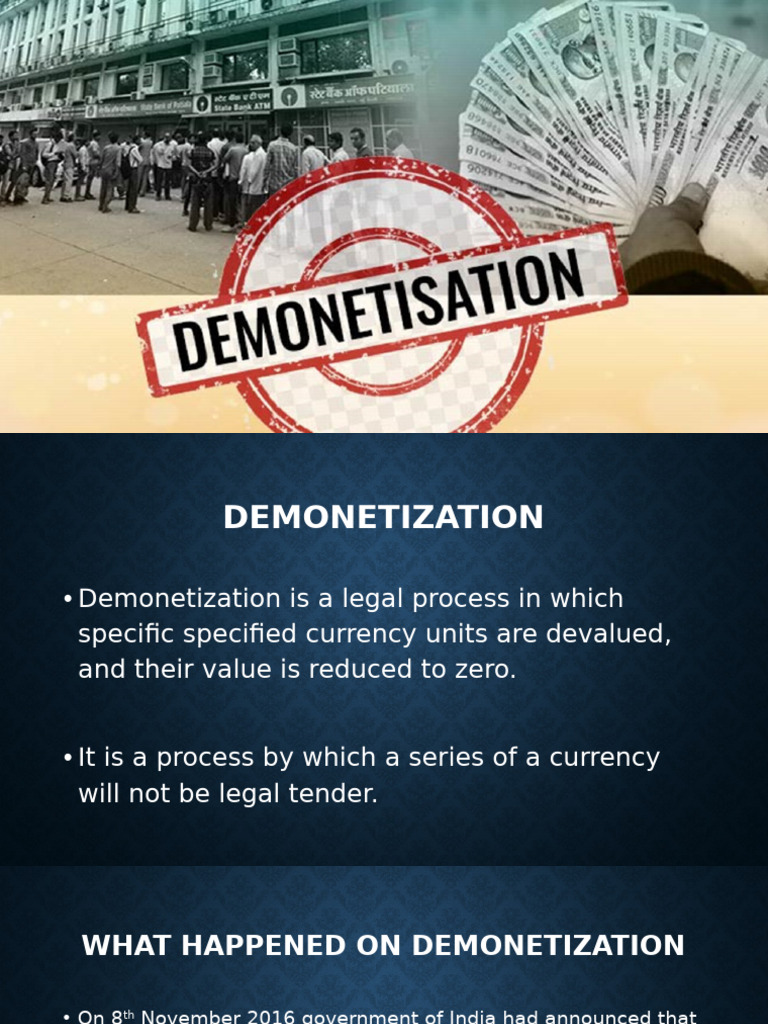 Impact of India's Demonetization 2016 | PDF