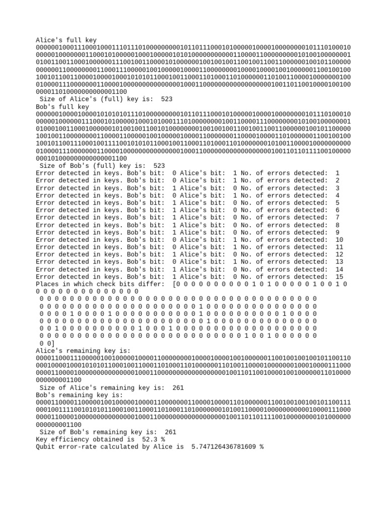 Sample Transcript 1 Noisy 1000 Qubits | PDF | Theoretical Computer ...