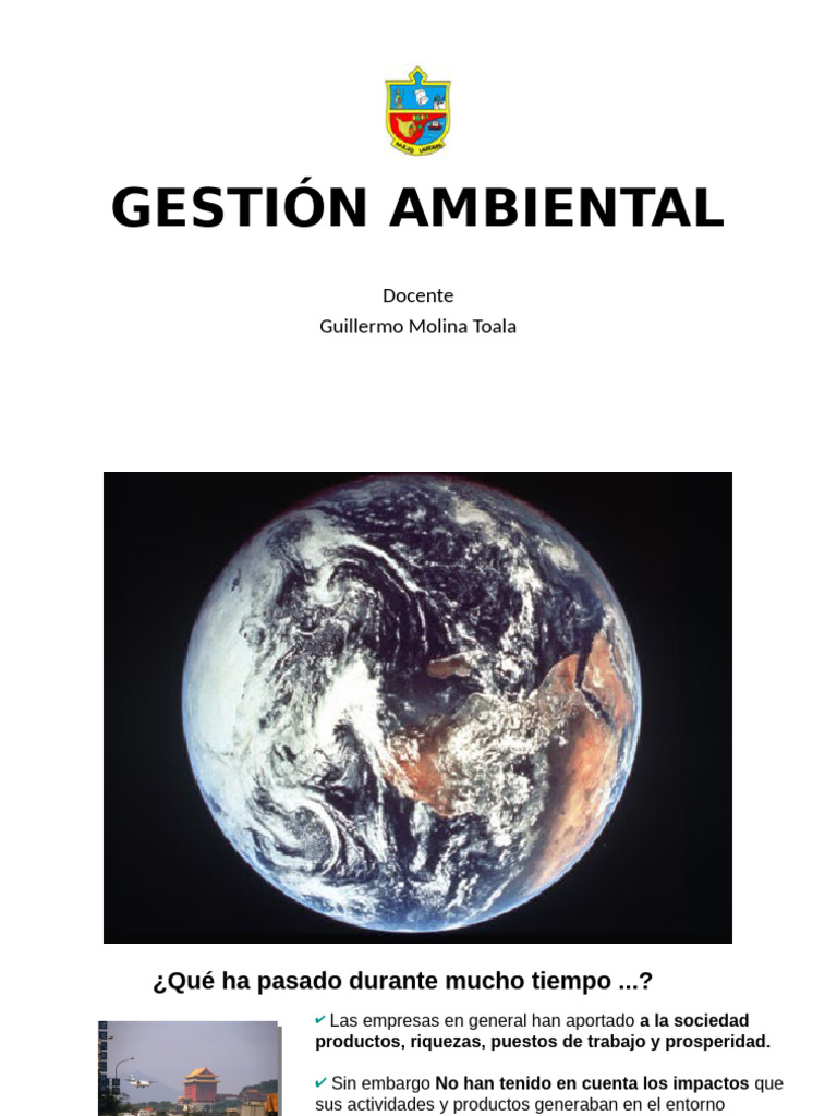 Gestión Ambiental | PDF | Sustentabilidad | Entorno natural