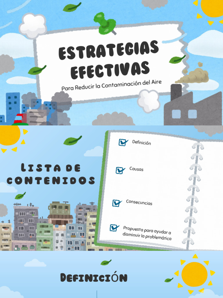 Blue and White Illustrative Effective Strategies For Reducing Air ...