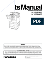 Panasonic Dp2310 3010parts Manual