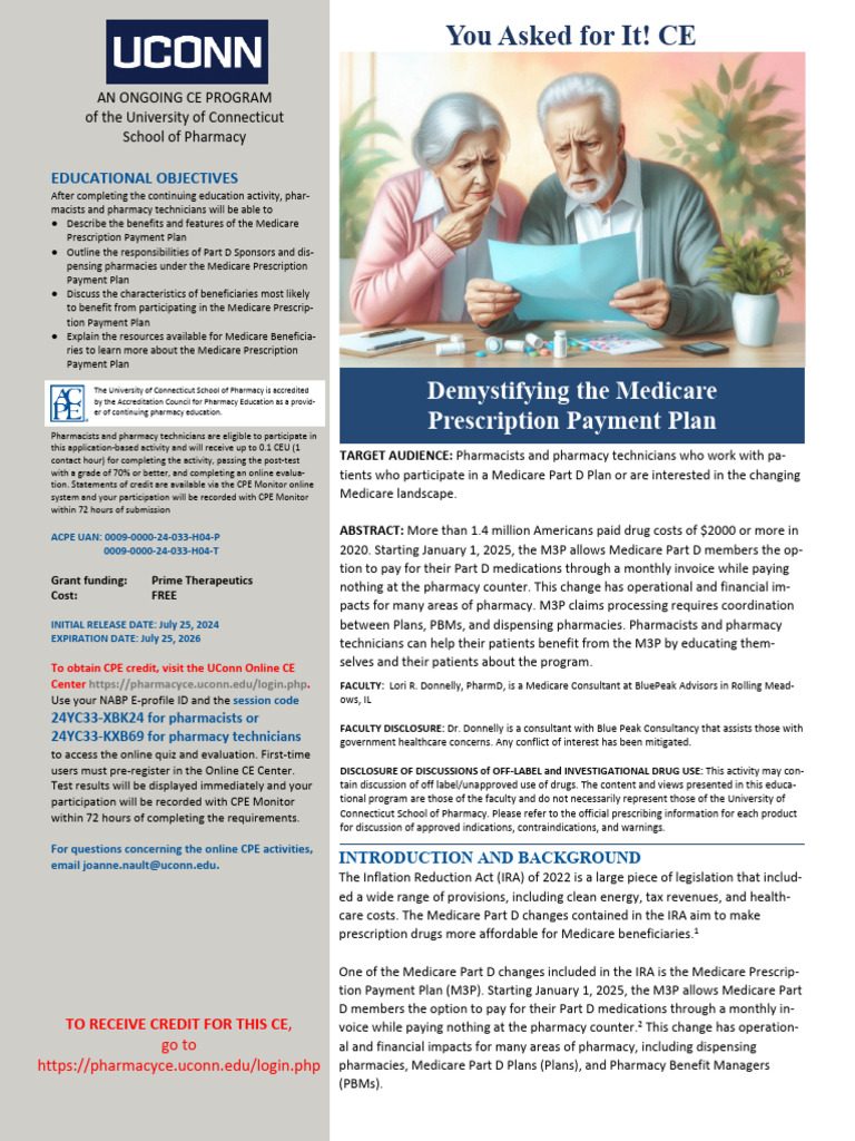 Understanding Medicare Prescription Plan | PDF | Medicare (United ...