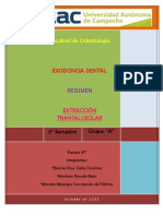 EXTRACCIÓN TRANSALVEOLAR - Resumen