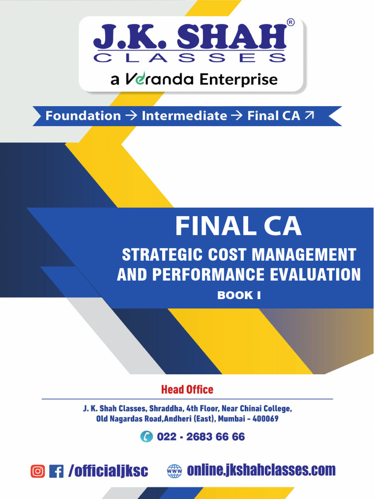 Strategic Cost Management Insights | PDF | Cost Accounting | Labour ...