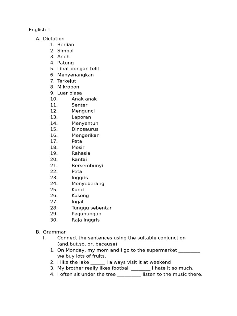 Eng 1 Mid 4A | PDF