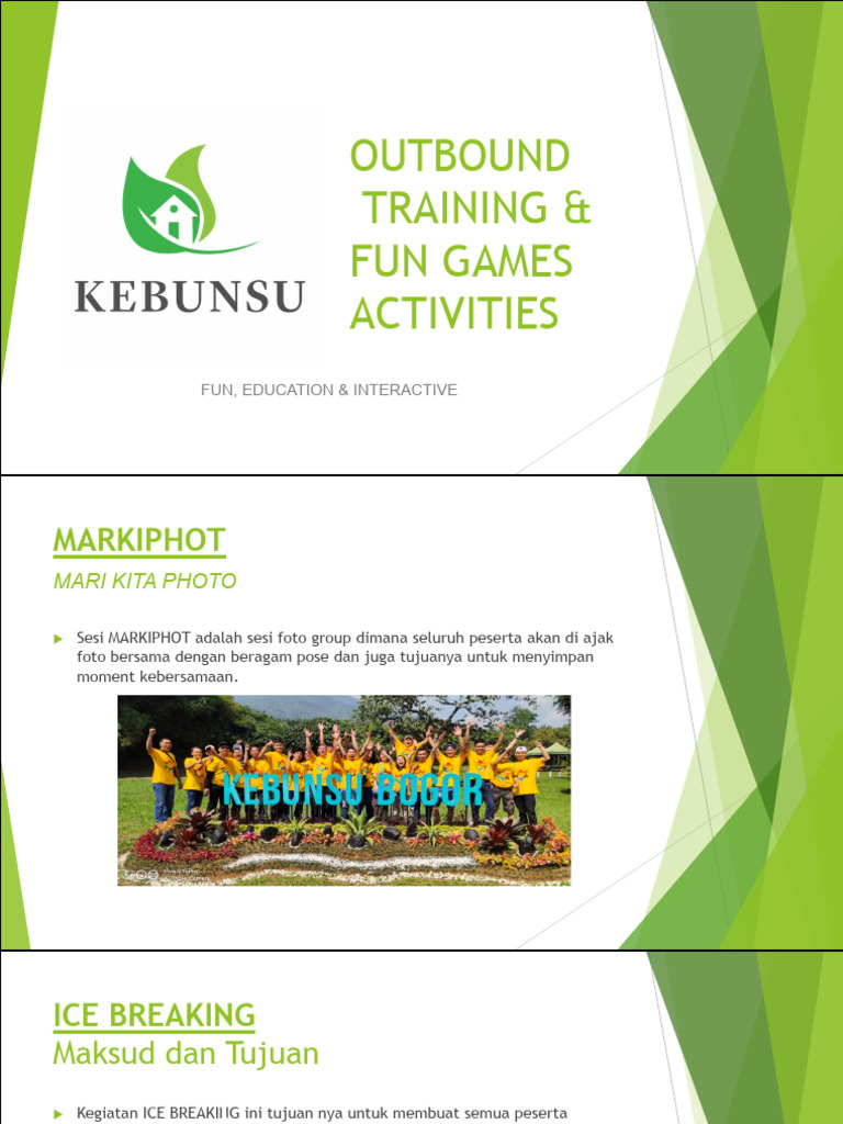 Contoh Rundown Outbound Training | PDF