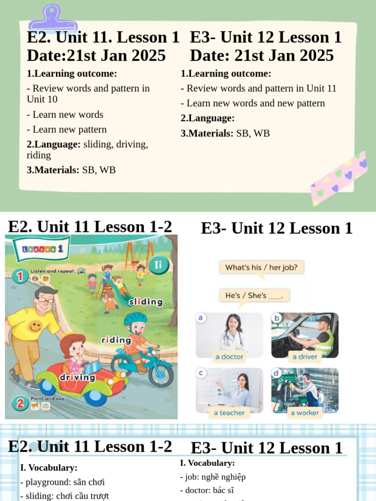 E2-3 Ms Thi Unit 11-12 Date 21-1 | PDF