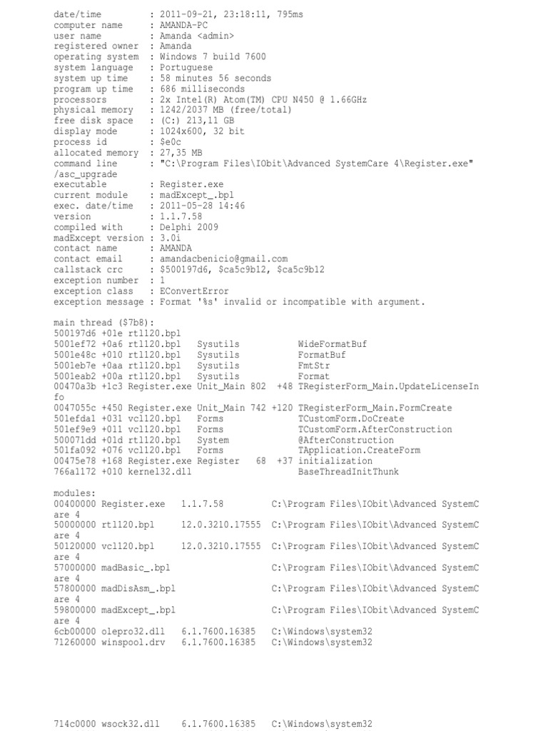Bug Report 21 | PDF | Bios | Areas Of Computer Science