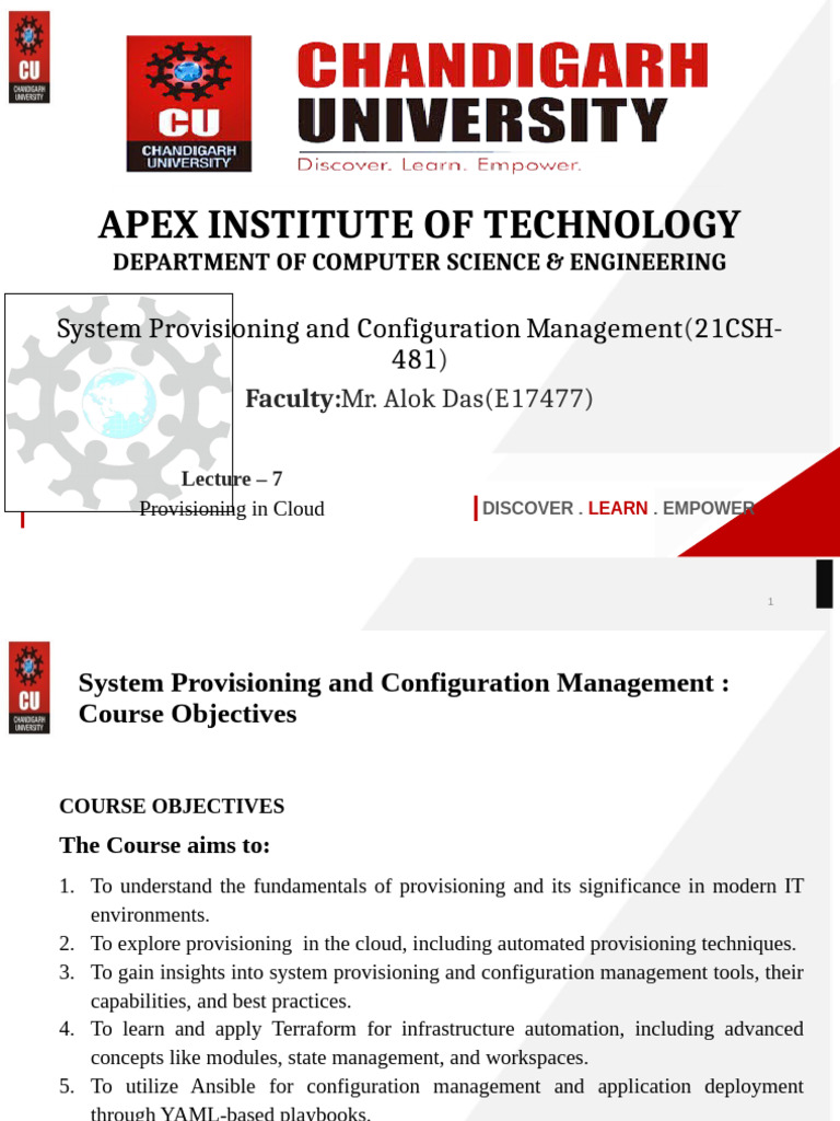 2.1.1 Provisioning in Cloud | PDF | Cloud Computing | Software As A Service