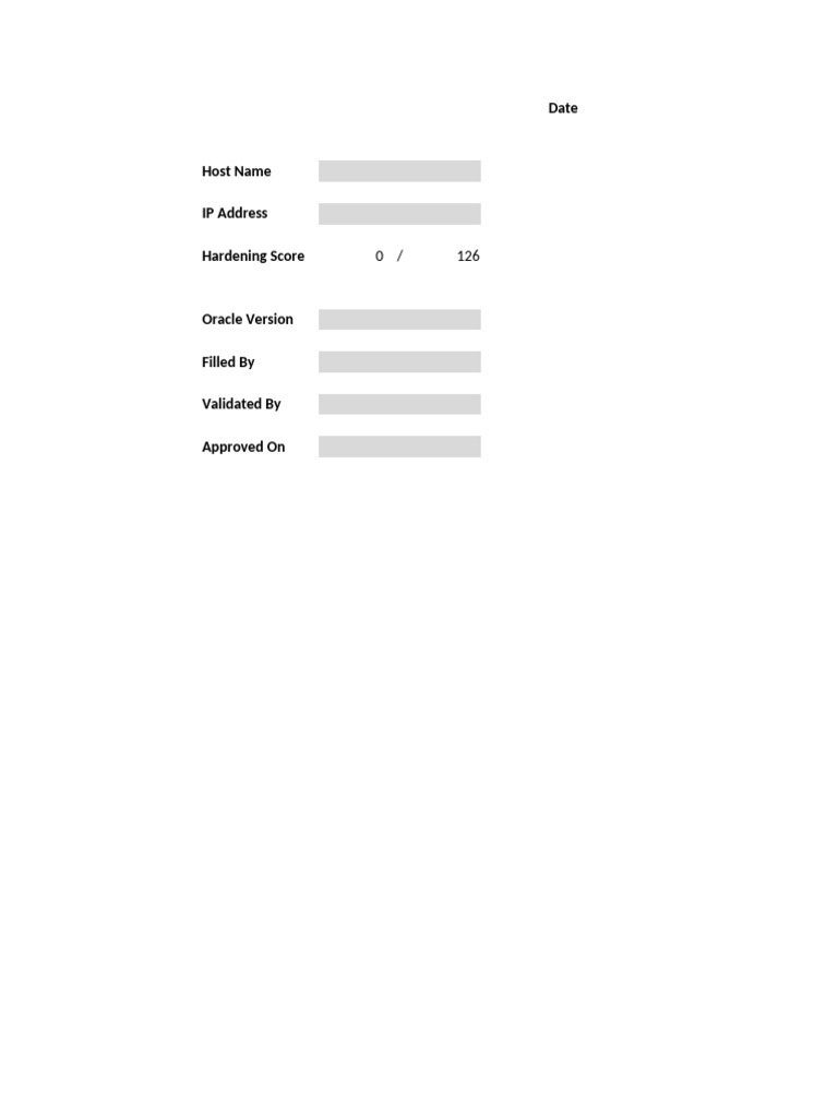 Oracle Hardening | PDF | User (Computing) | Password