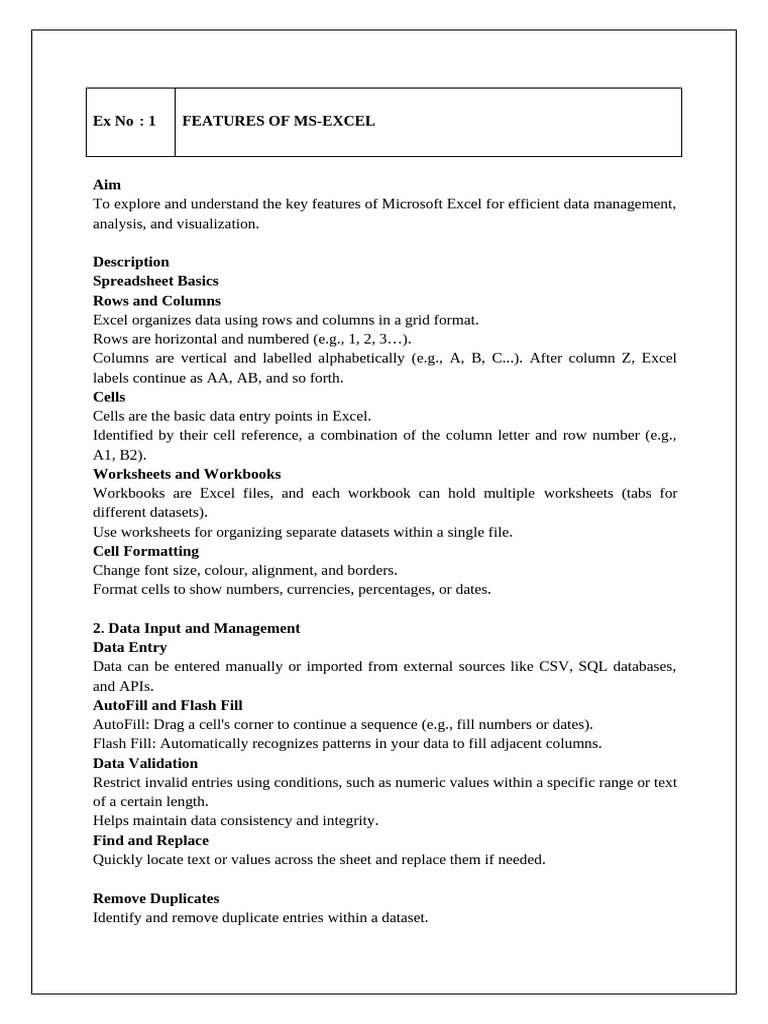 Excel Data Management and Operations Guide | PDF | Student's T Test | P ...