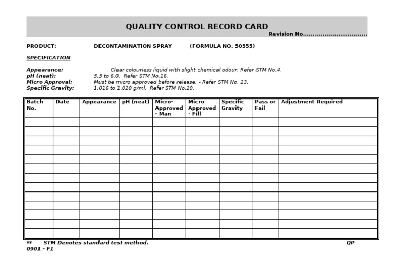 Decontamination Spray | PDF