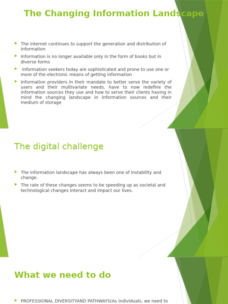 Navigating the Evolving Information Landscape | PDF | Metadata ...