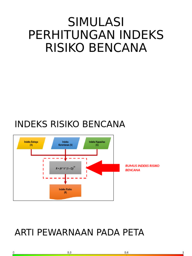 Rumus Indeks Risiko Bencana Banjir | PDF