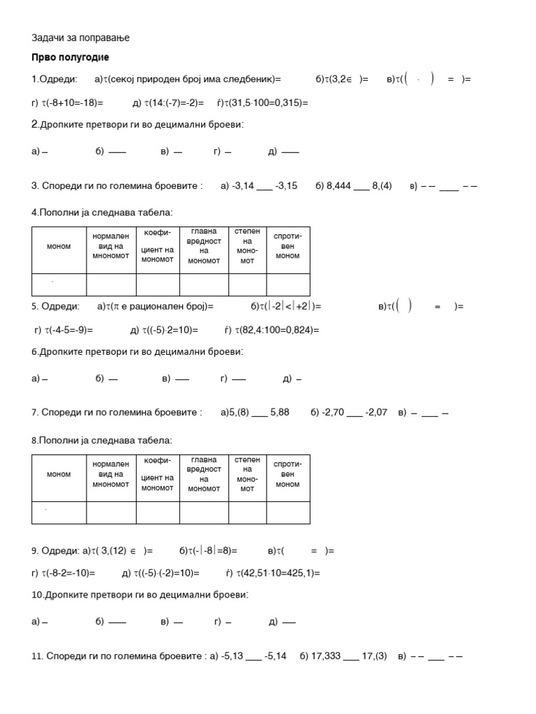 Za Popravanje Na Slaba Ocena | PDF
