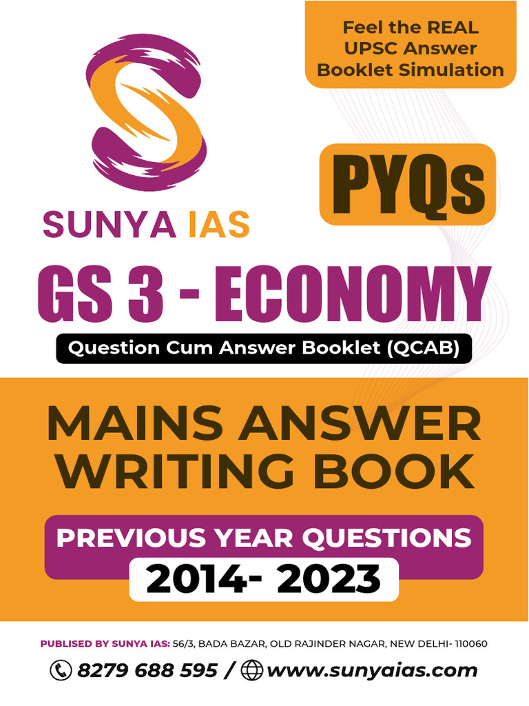 Sunya Eco PYQ | PDF | Agriculture | Subsidy