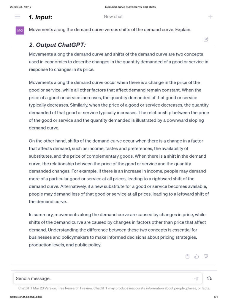Demand Curve Movements and Shifts | PDF | Demand Curve | Demand