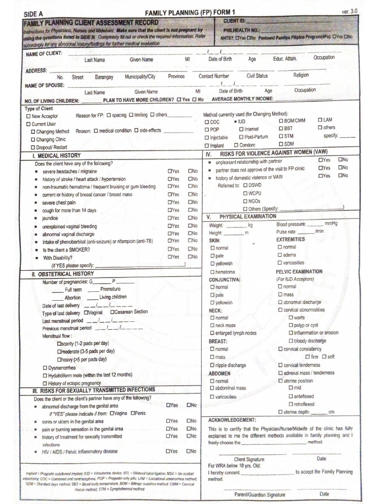 FP Form (ITR) | PDF
