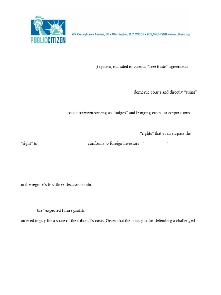 Egregious Investor State Attacks Case Studies | PDF | Greek Government ...