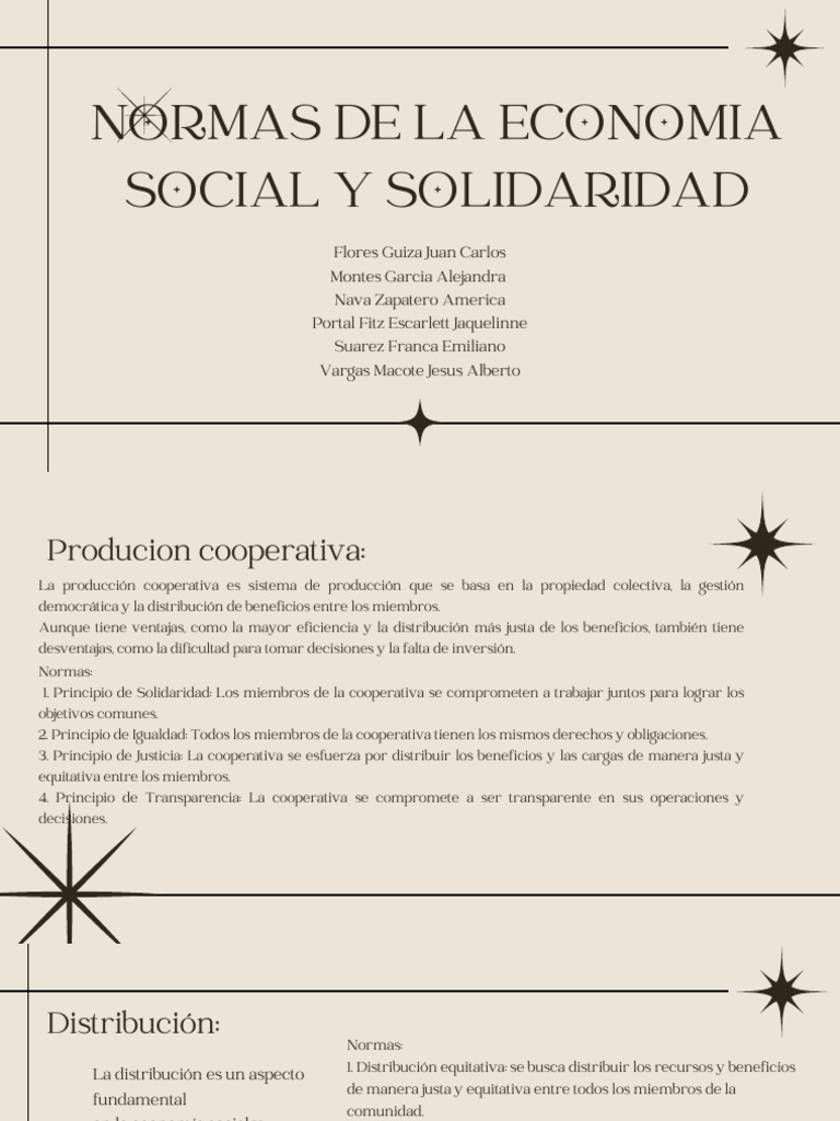 Normas de La Economia Social y Solidaridad_20250323_222550_0000 | PDF ...