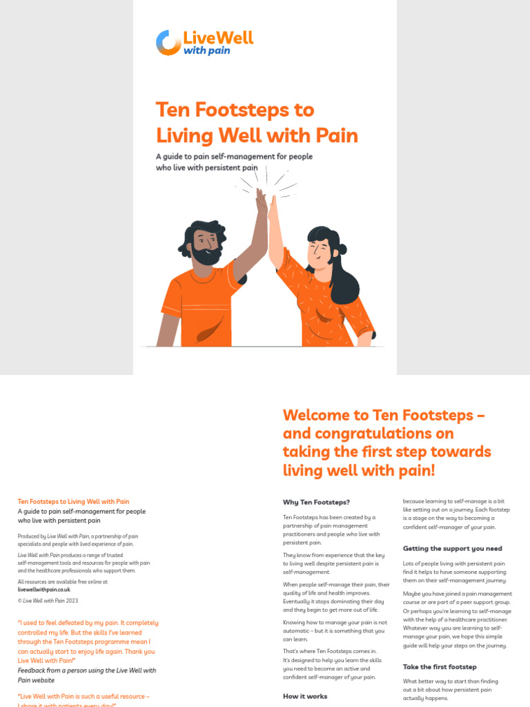 Self-Management Guide for Persistent Pain | PDF | Sleep | Relaxation ...