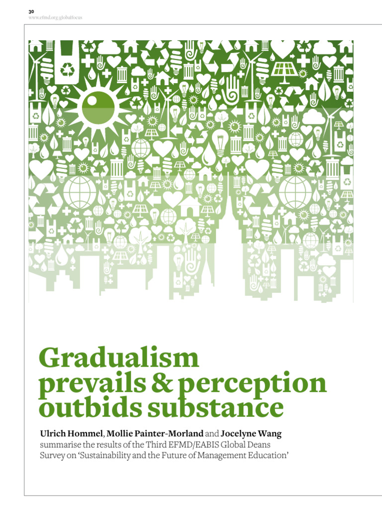 Issue 3 2012 EFMD EABISsurvey | PDF | Sustainability | Governance