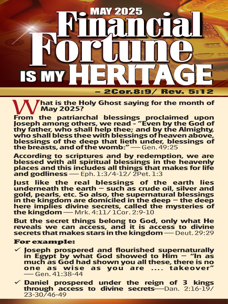 May 2025 Declaration-Approved | PDF | Christian Belief And Doctrine ...