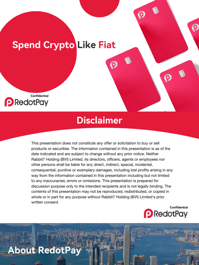 RedotPay Generic CorporateDeck 20240412 | PDF | Cryptocurrency | Credit Card
