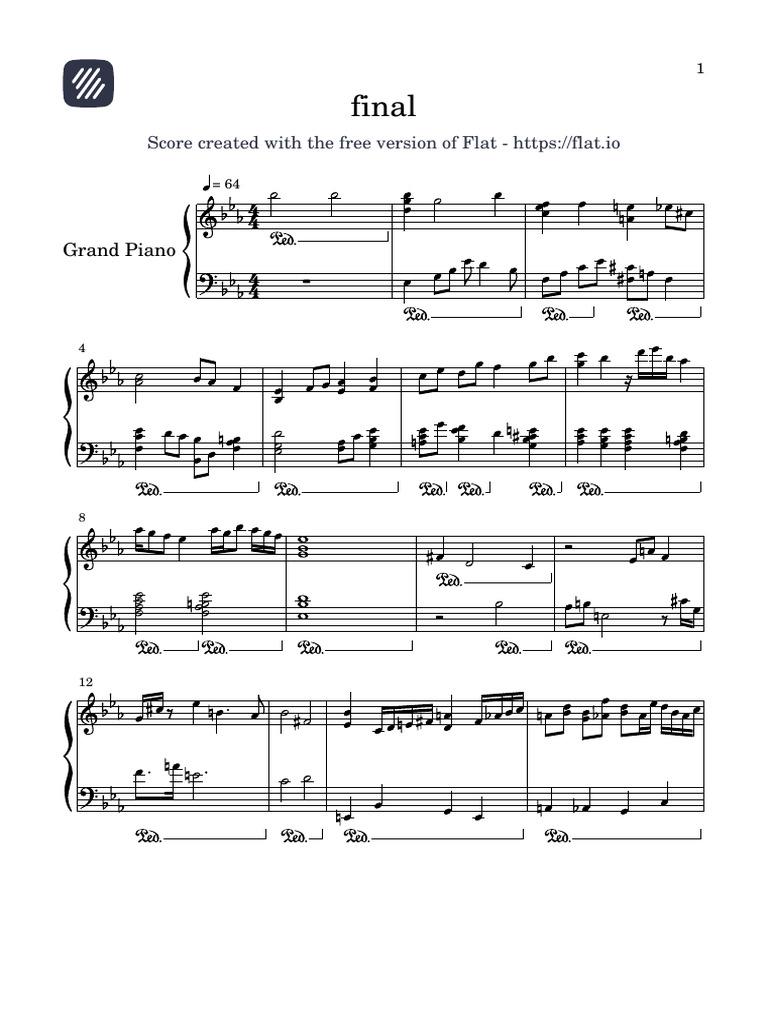 Grand Piano Score Overview | PDF