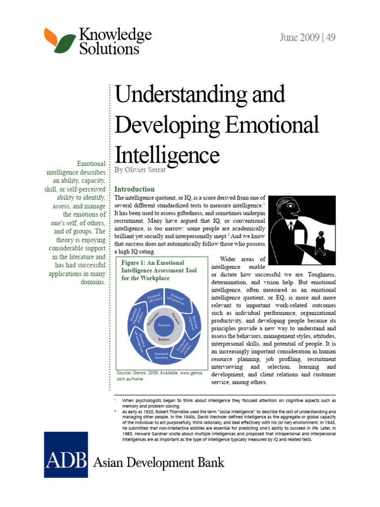 Understanding Emotional Intelligence | PDF
