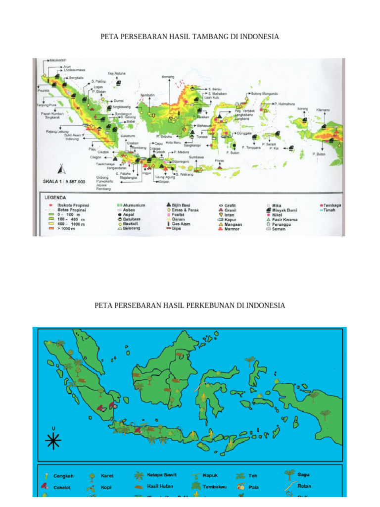 Peta Persebaran Hasil Tambang Di Indonesia Pdf