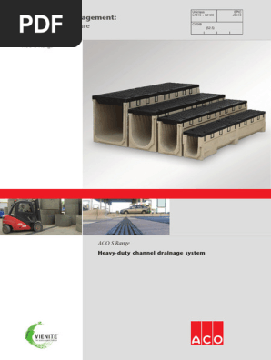 ACO S Range Heavy-Duty Drainage Solutions | PDF | Concrete | Road