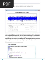 Signal record. Signal record