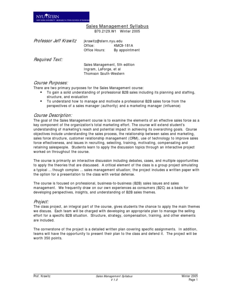 professor-jeff-krawitz-sales-management-syllabus-pdf-sales