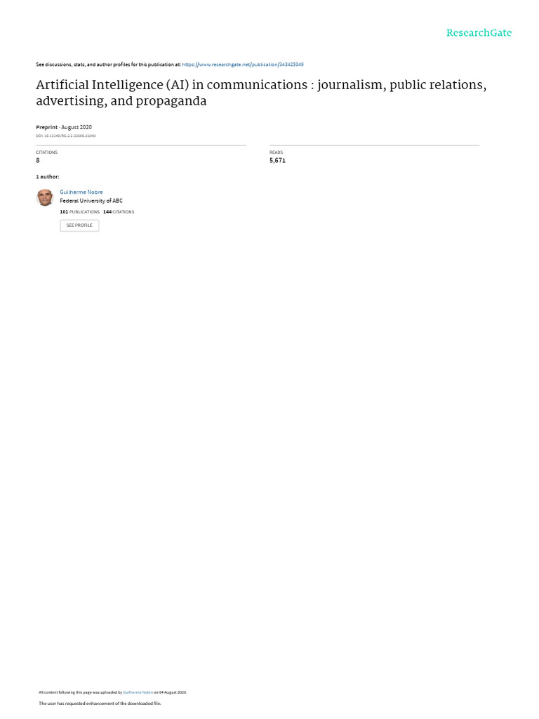 Automated Communications Ago 2020 | PDF | Artificial Intelligence ...