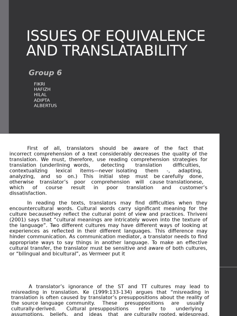 Cultural Challenges in Translation | PDF | Translations | Communication