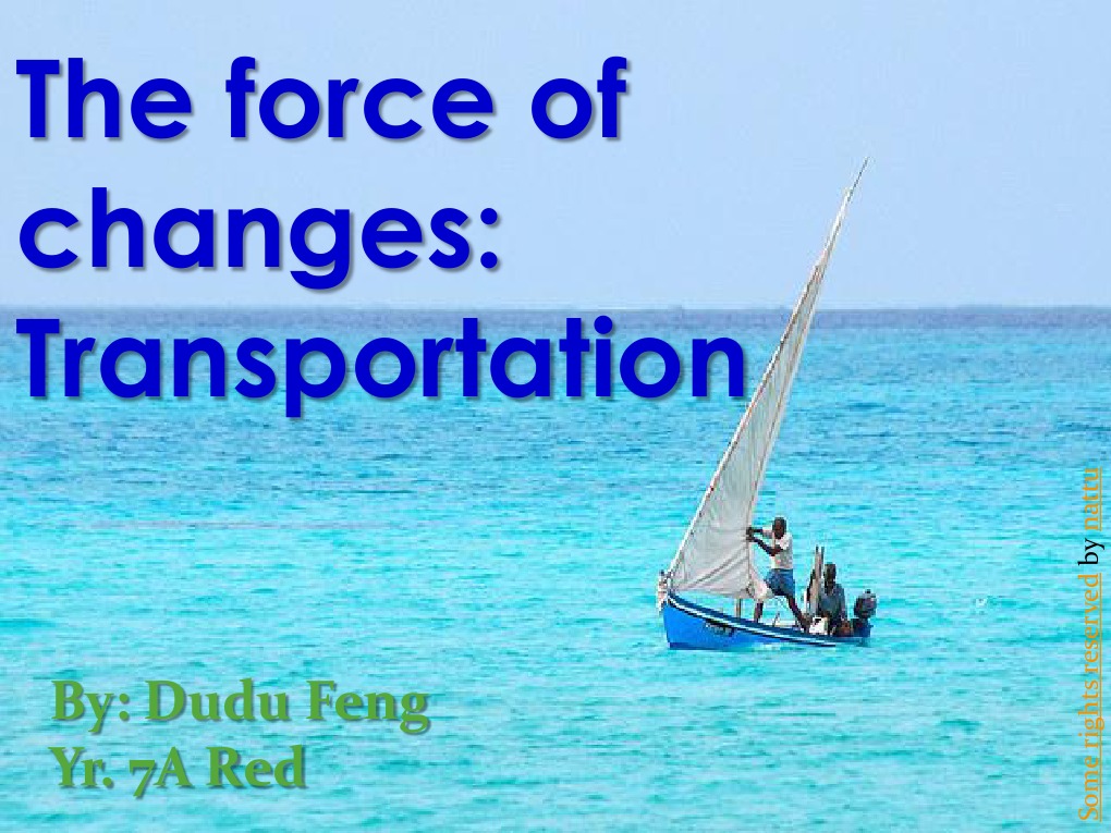 Evolution of Transportation Methods | PDF