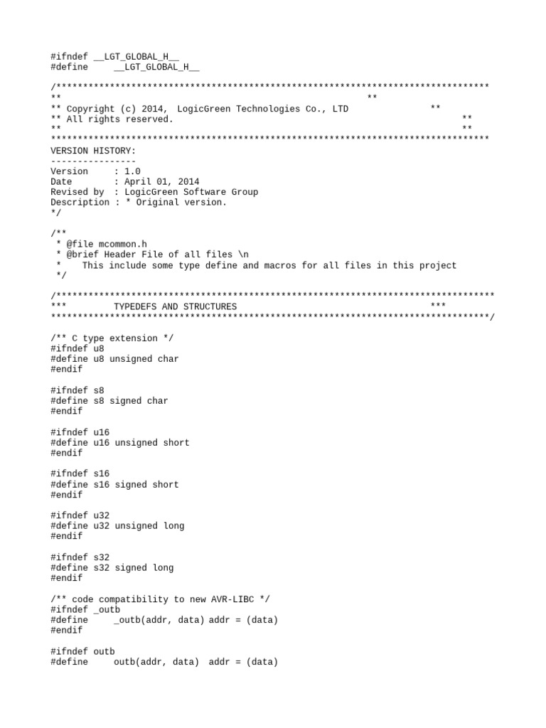 LGT Global.h | PDF