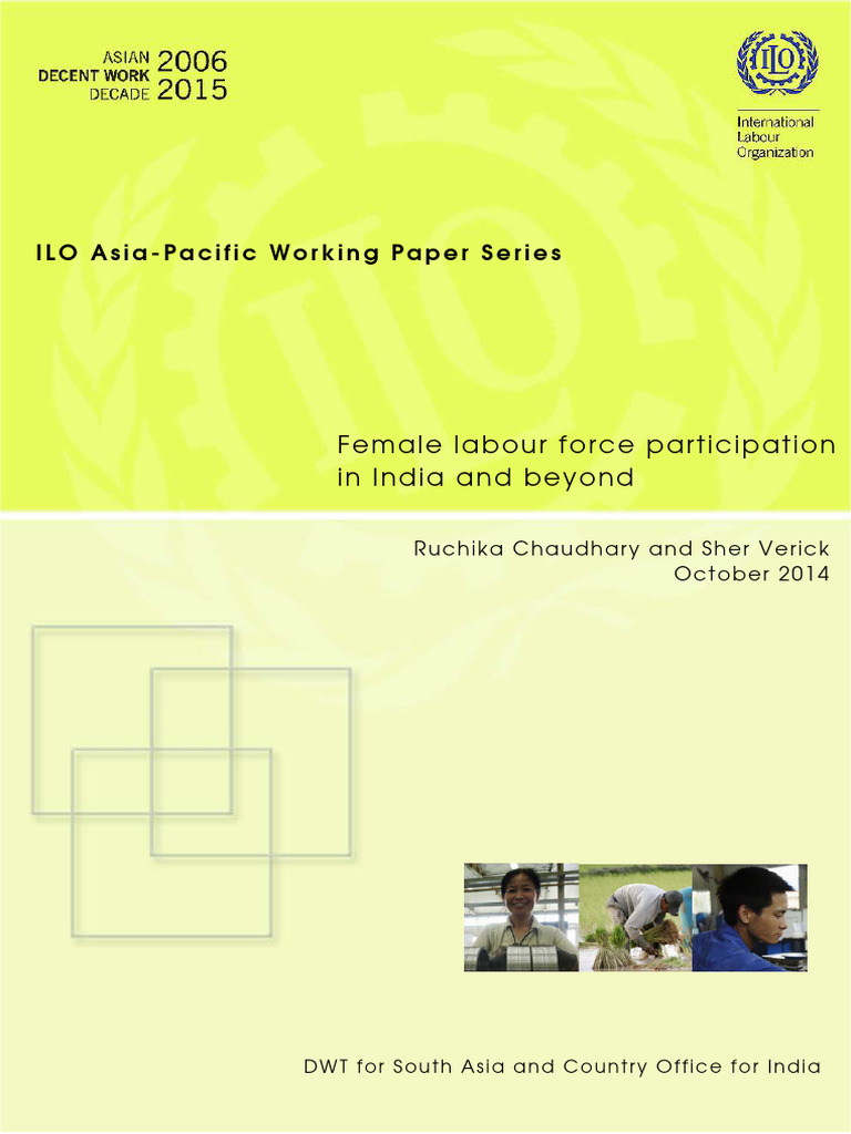 Female Labor Force Participation in India | PDF | Labour Economics ...