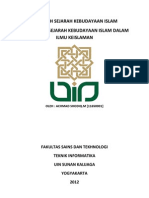 Makalah Sejarah Kebudayaan Islam DR Shodiq