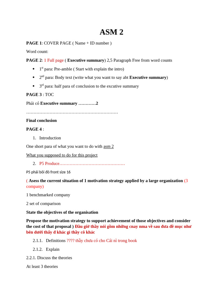 ASM 2: Executive Summary & Analysis | PDF