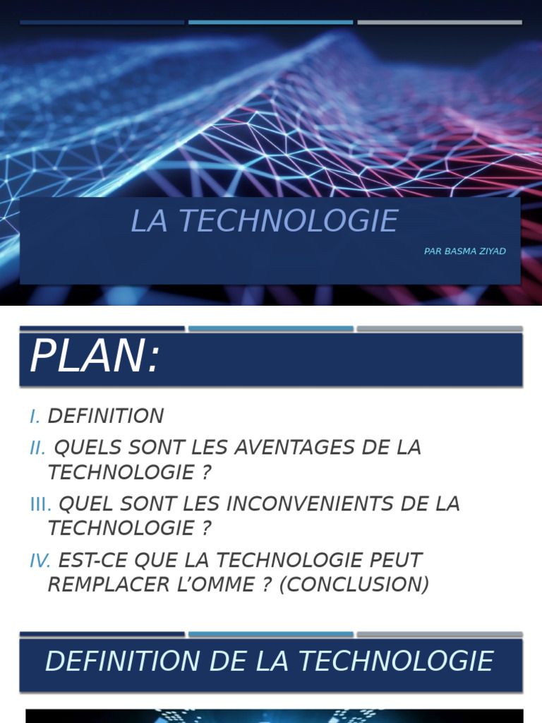Avantages et inconvénients de la technologie | PDF