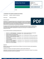 Euro Caberboard MSDS