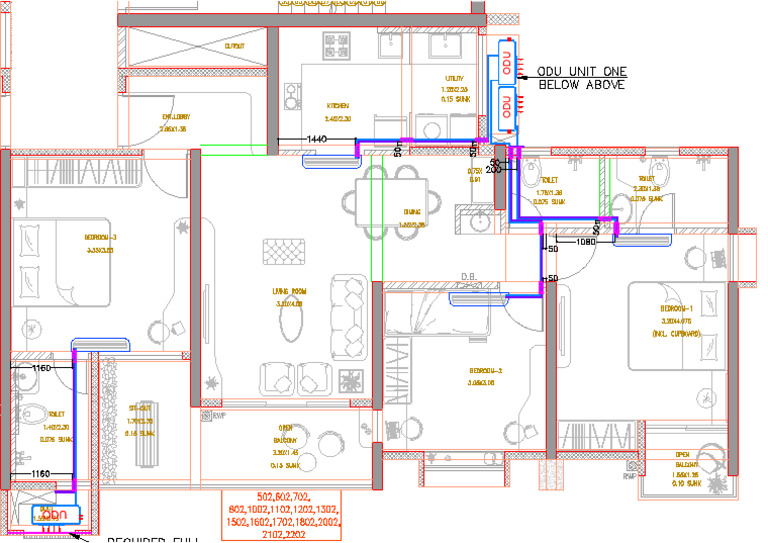 E 02 Hvac Layout | PDF