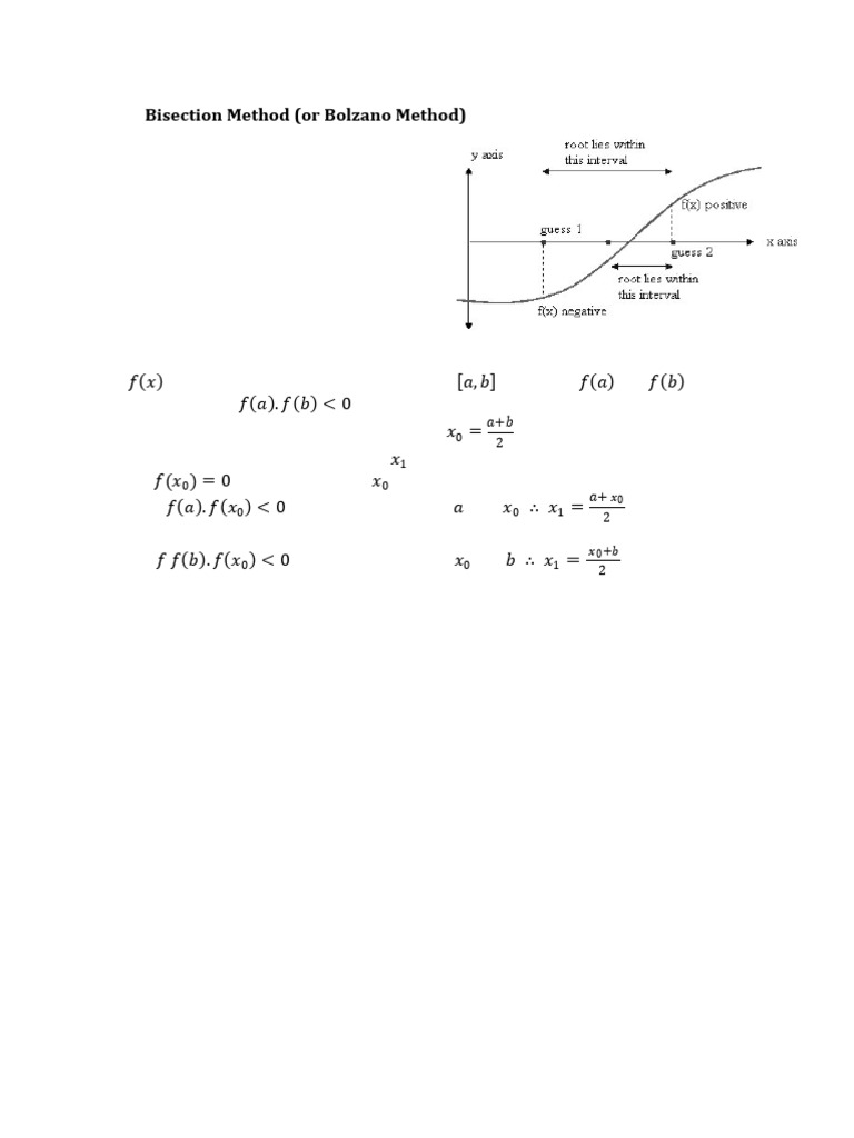 Bisection Method: Finding Roots | PDF | Algorithms And Data Structures ...