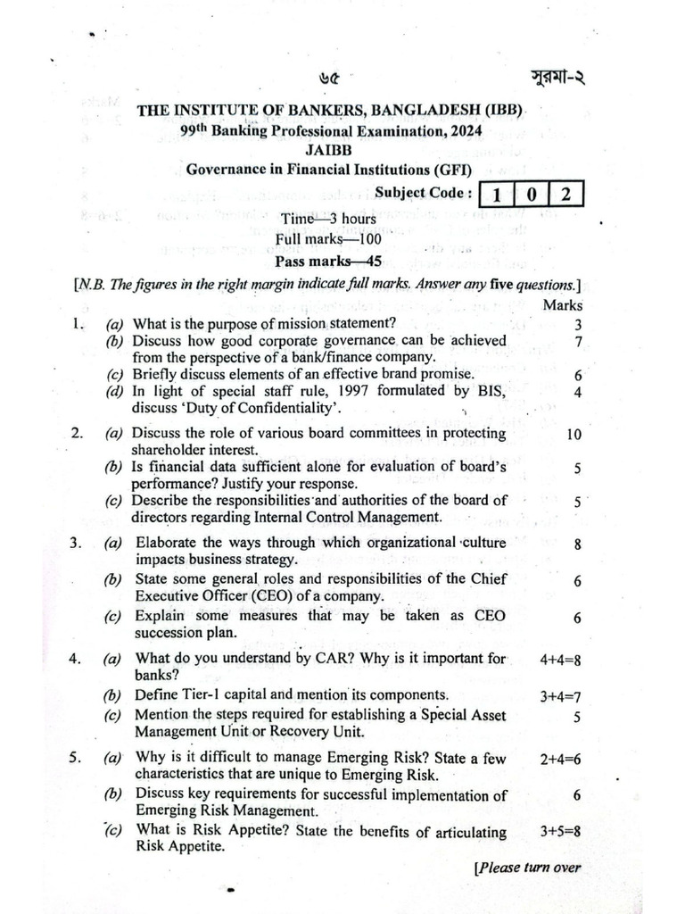 99th - 2024-JAIBB - 102.-Governance in FI | PDF