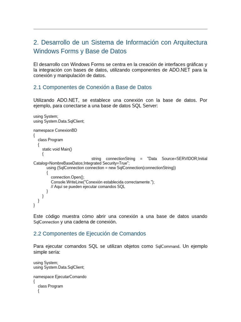 TECNOLOGIA_NET[1] | PDF | Active X Data Objects | Bases de datos