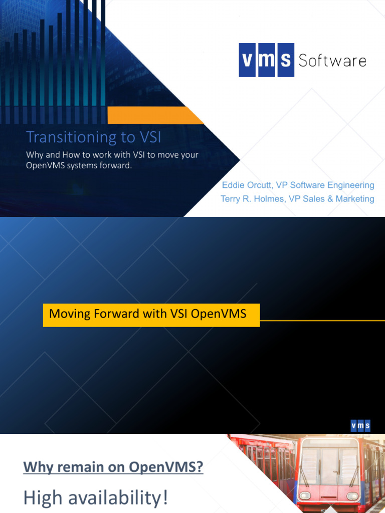w2 Apr2018 Transitioning To VSI | PDF | Computer Engineering | Computer ...