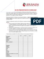 Cómo hacer un presupuesto familiar en 40 pasos