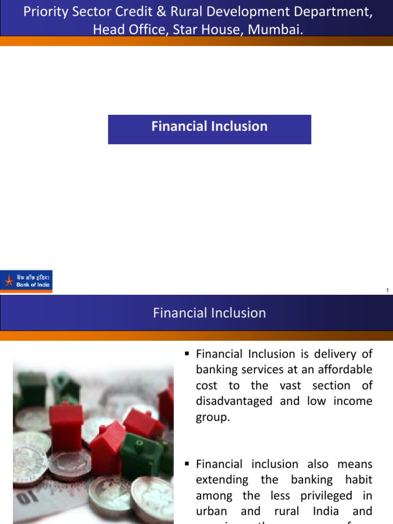 Financial Inclusion Strategies in India | PDF | Financial Inclusion | Banks
